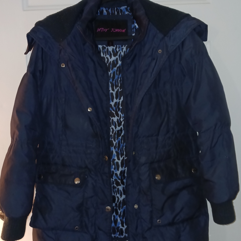 Betsy Johnson Puffer Jacket Size Small